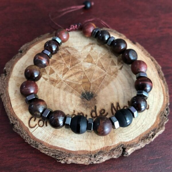 Brazalete vino negro
