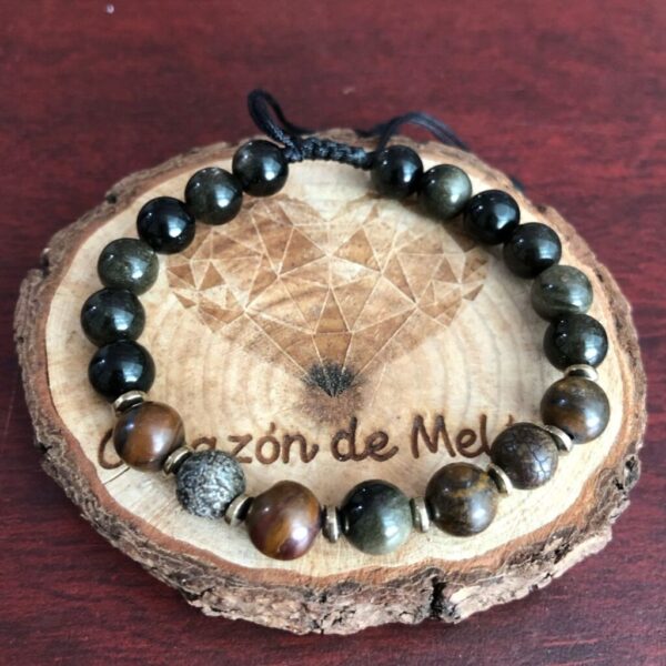 Brazalete de protección y de absorción de energías negativas
